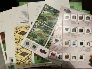 Juego mesa Minecraft y expansión granja