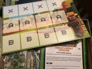 Juego mesa Minecraft y expansión granja