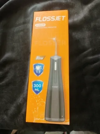 Irrigador Dental FlossJet Inalámbrico Negro