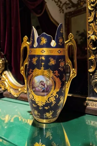 Vaso Anfora Stile Impero Bronzo 47cm