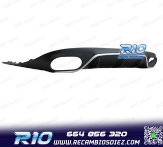 DIFUSOR MERCEDES CLASE E C238 17-19 LOOK AMG E53 PLATA + COL