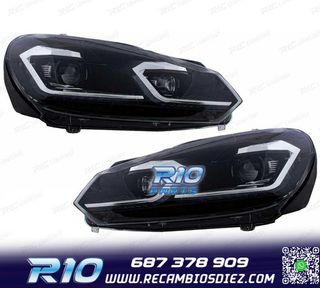 FAROS VOLKSWAGEN VW GOLF 6 08-13 LOOK SILVER GOLF 7 DINAMICO