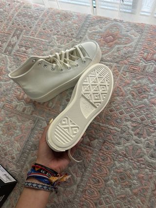 Converse Mujer Botas Blancas