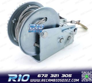 CABRESTANTE PROFESIONAL 1500KG Y 10 METROS