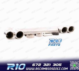 ESCAPE CON COLAS BMW F30 F31 LOOK M DOBLE