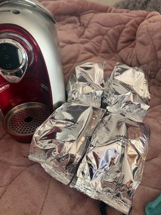 Cafetera Cápsulas Caffitaly Usada , regalo 4 bolsa