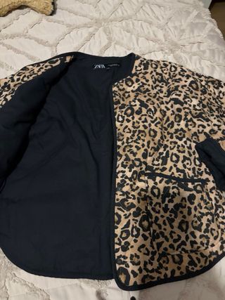 Chaqueta Zara Estampado Leopardo