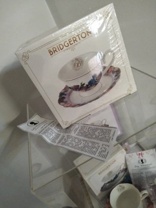 Taza de té Bridgerton de porcelana
