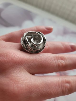 2 Anillos Ajustables Perla y Diseño