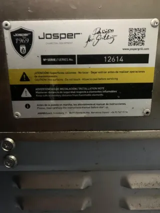 Horno de carbón Josper