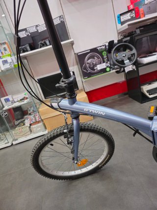 Bicicleta plegable 20 Pulgadas B'TWIN Tilt 120 6V