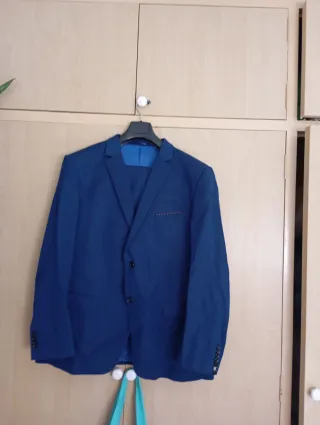 Traje azul hombre talla 60