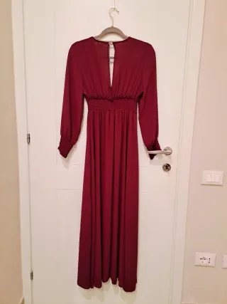 Abito lungo rosso