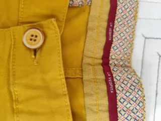 Pantalones Chinos Hombre Amarillos mostaza