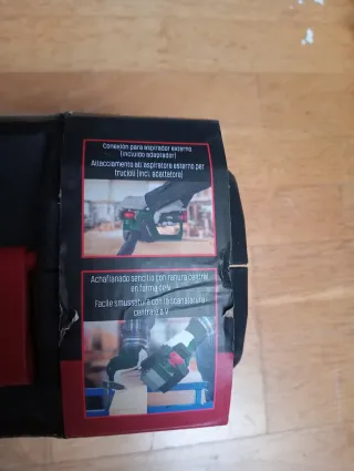 Cepillo recargable y Batería  12V 2Ah + Cargador