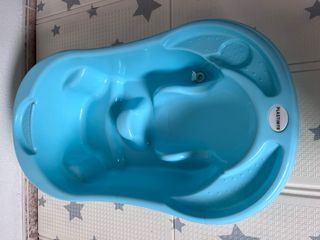 Bañera bebé anatómica Plastimyr azul