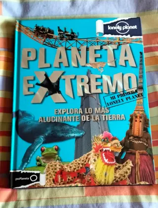 Libro Planeta extremo Lonely planet