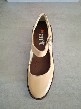 Merceditas York Talla 39 Beige/Marrón