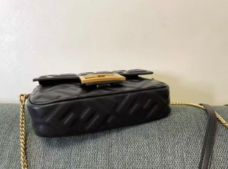 Bolso Fendi Baguette Negro Dorado