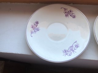 Tazas de porcelana San con diseño floral