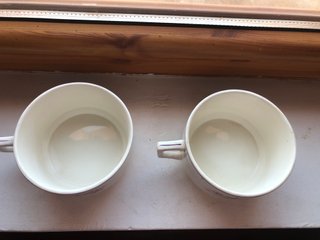 Tazas de porcelana San con diseño floral