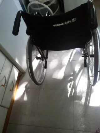 Urge venta Silla de ruedas plegable negra