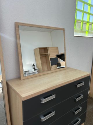 CONJUNTO Cómoda + 2 espejos Para dormitorio