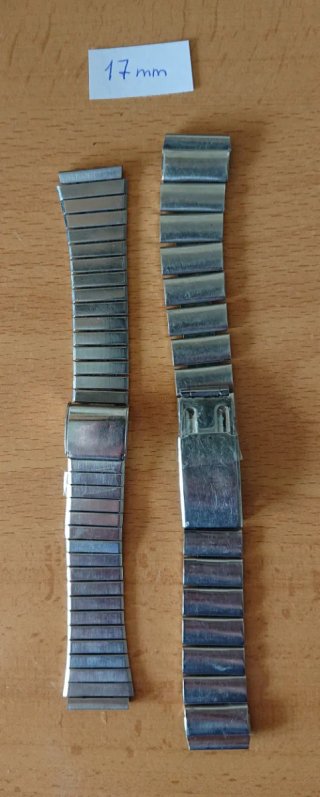 Lote correas metálicas para reloj