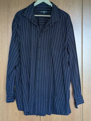 Camisa MONDIAL rayas manga larga XXL