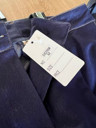 Conjunto monisimo chaqueta pantalón vaqueto nuevo
