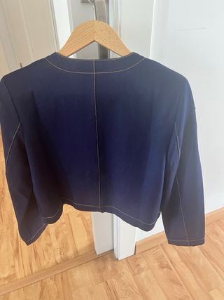 Conjunto monisimo chaqueta pantalón vaqueto nuevo