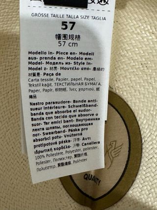 Cappello paglia Weekend Max Mara