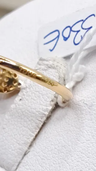 Anillo Tous Oro 18K con Circonitas Rosas