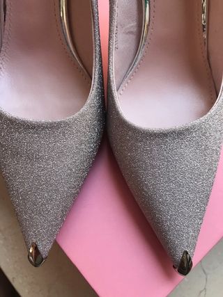 Zapatos de salón Teria Yabar plateados