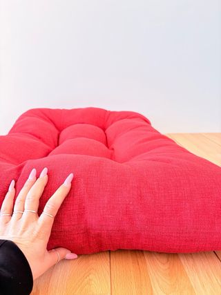 Maxi lettino 110x70 cuccia cane gatto rosso