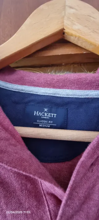 Polo Hackett Rosa Talla M