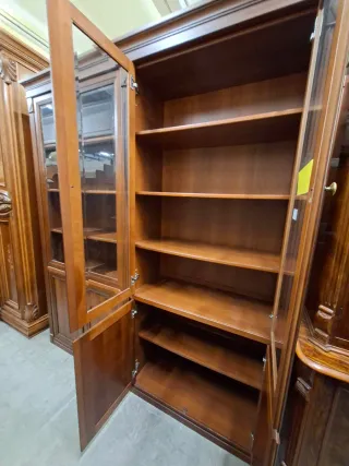 Libreria Arte Povera Legno e Vetro