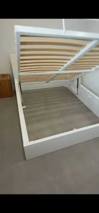 Cama MALM con arcón IKEA Blanca