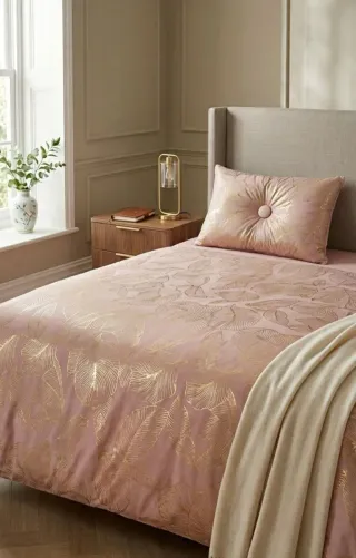 Copriletto Janet Grigio + 1 Cuscino