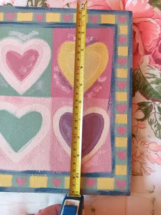 2 Cuadros Corazones Acrílico