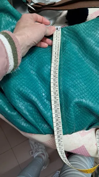 Borsa a tracolla effetto pitone