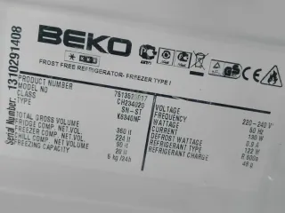 Nevera Beko Blanca
