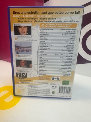 Videojuego PS2 singstar