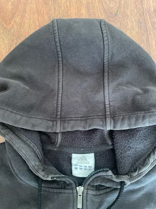 Chaqueta Adidas Vintage Negra con Cremallera