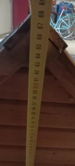 Caseta para perro de madera