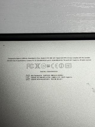 MacBook Air 2011 (A1370) i5 / 4GB / 128GB
