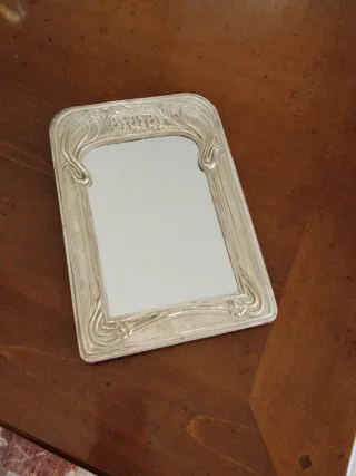 Specchio da tavolo in argento