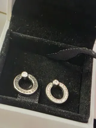Pendientes Pandora botón Reversible