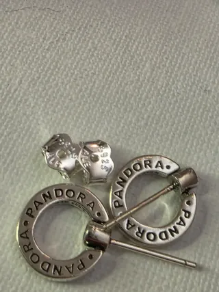 Pendientes Pandora botón Reversible
