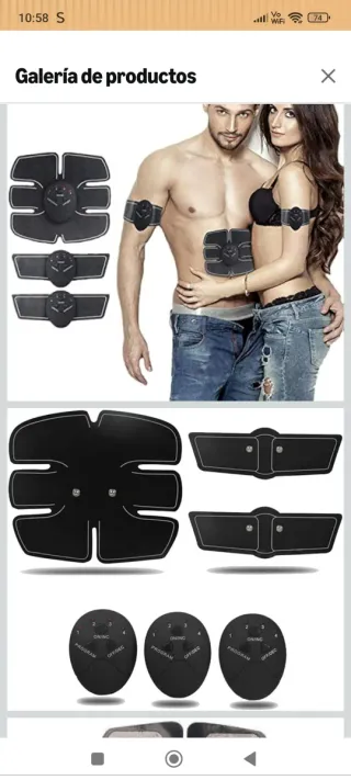 Toner Muscular EMS Estimulador